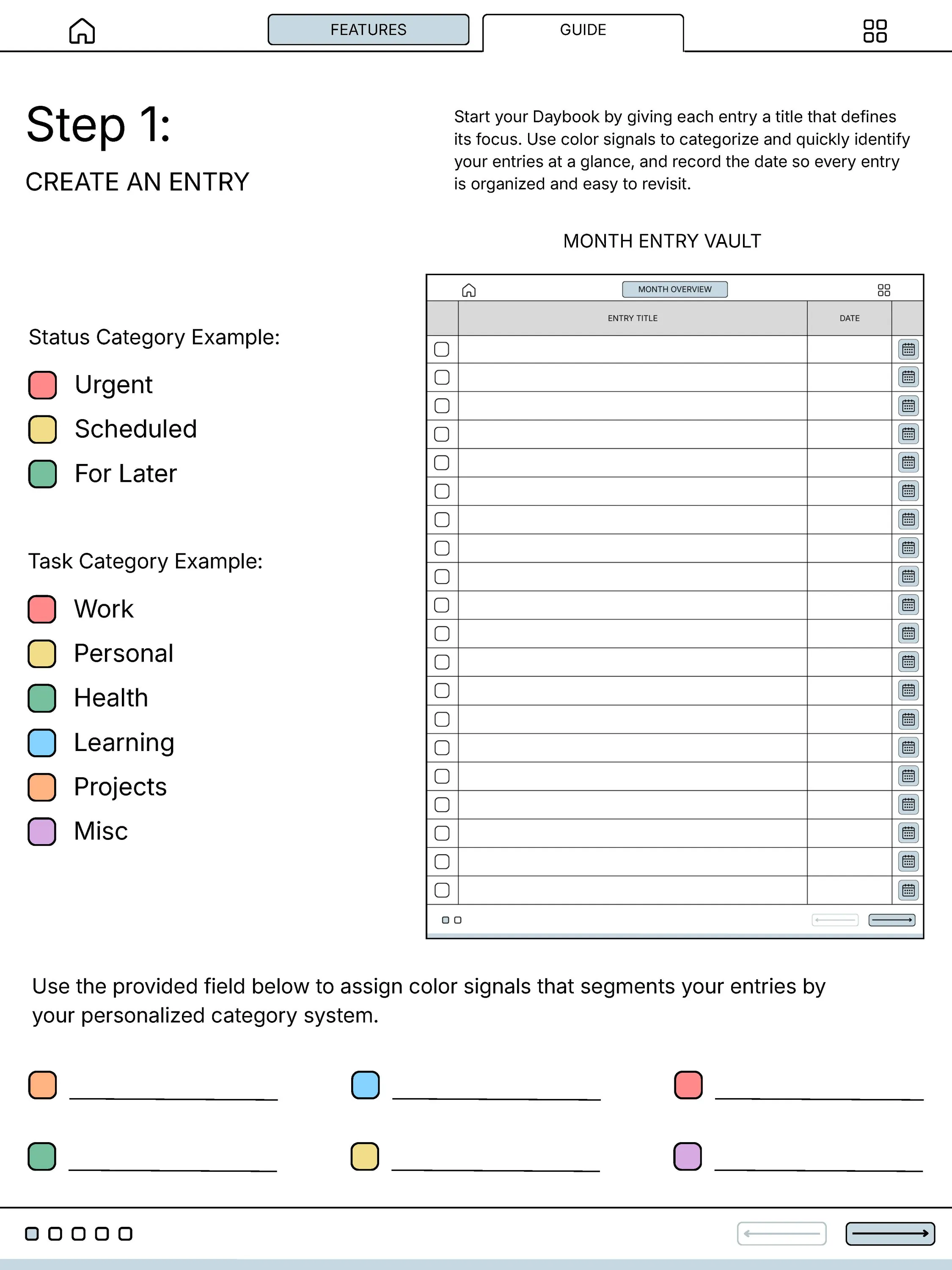 reMarkable 2 Daybook Planner — page 3