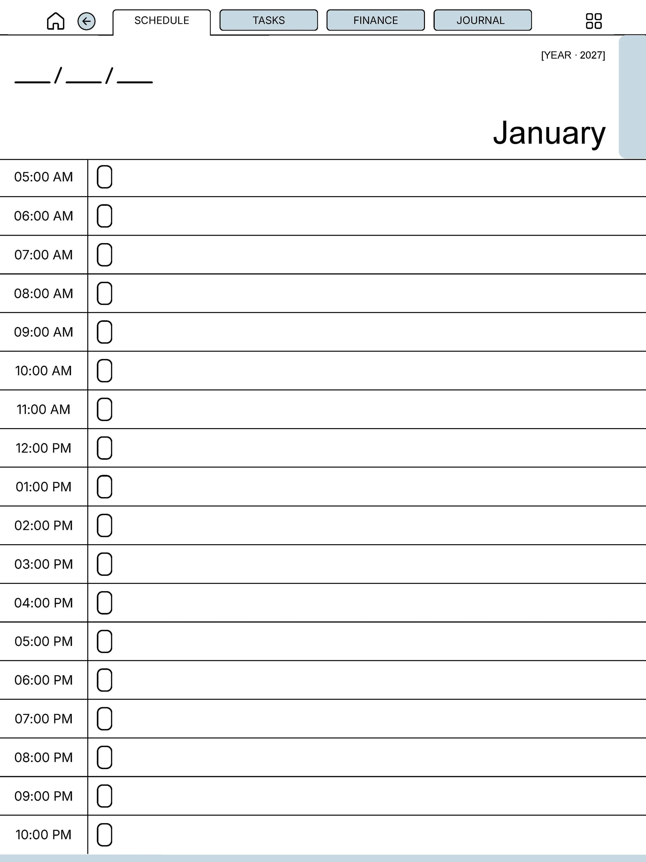 reMarkable 2 Daybook Planner The Daybook — page 5