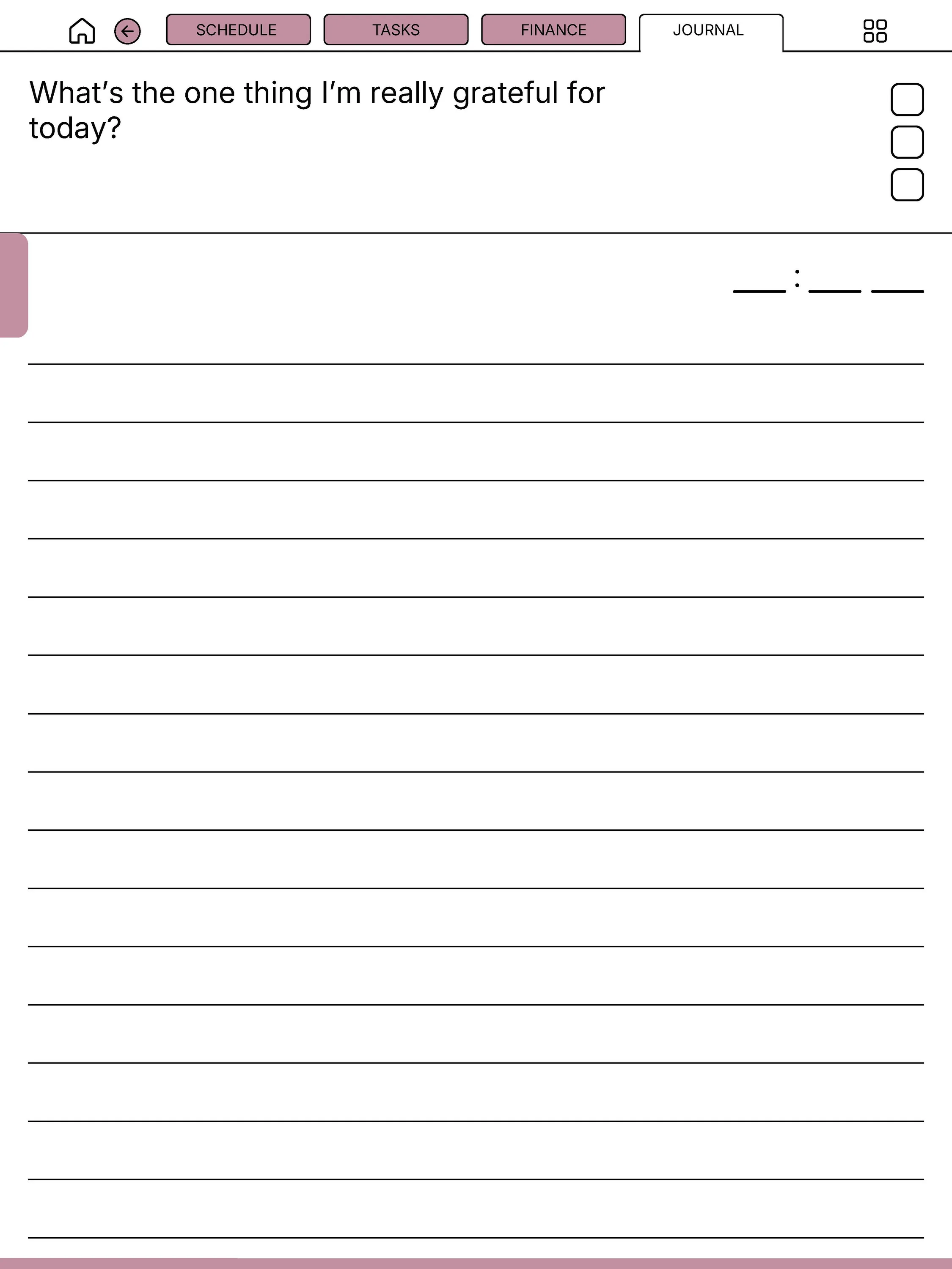 reMarkable Paper Pro Daybook Planner The Daybook — page 6