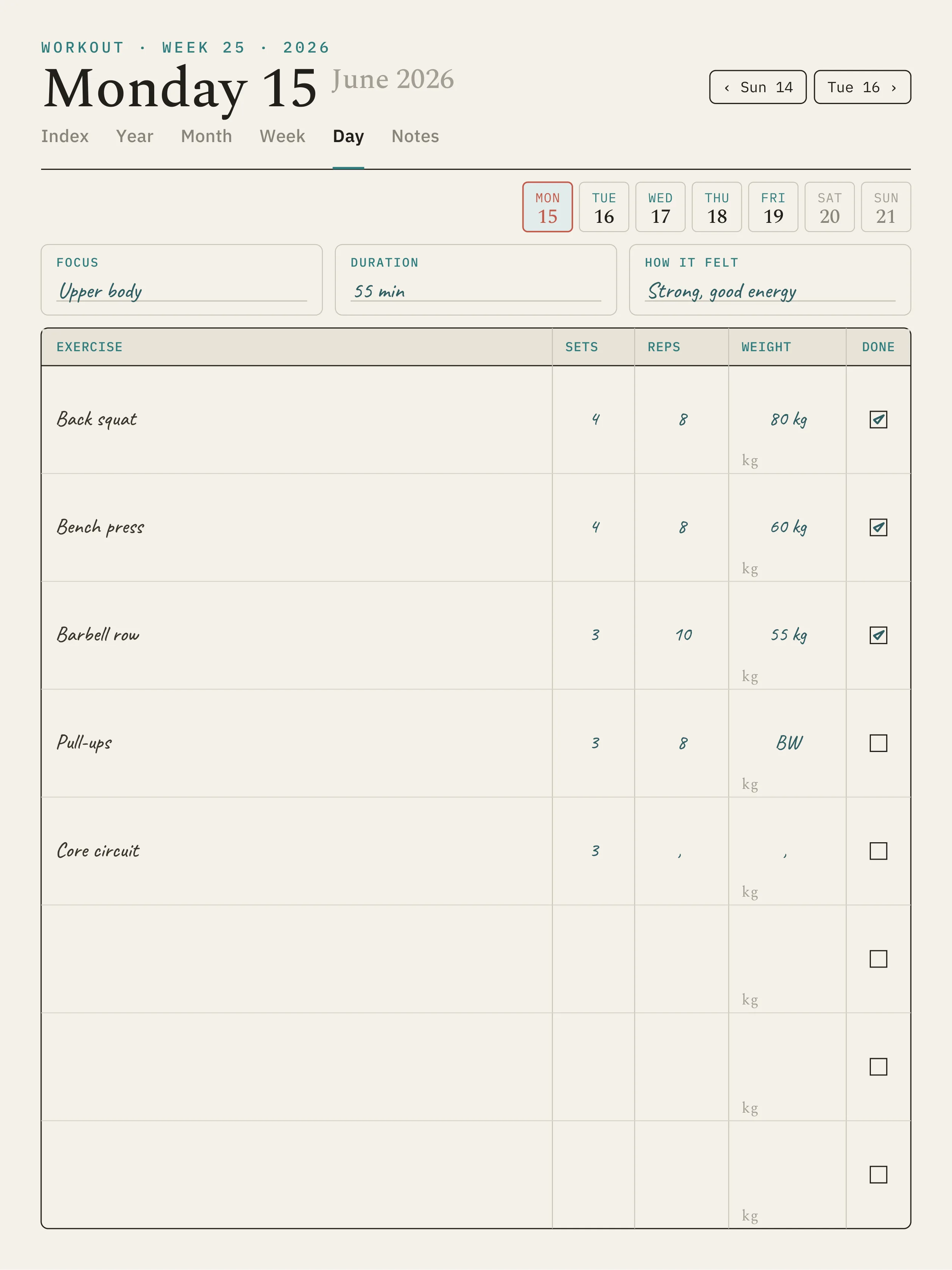 The Planner on the Boox Note Air5 C