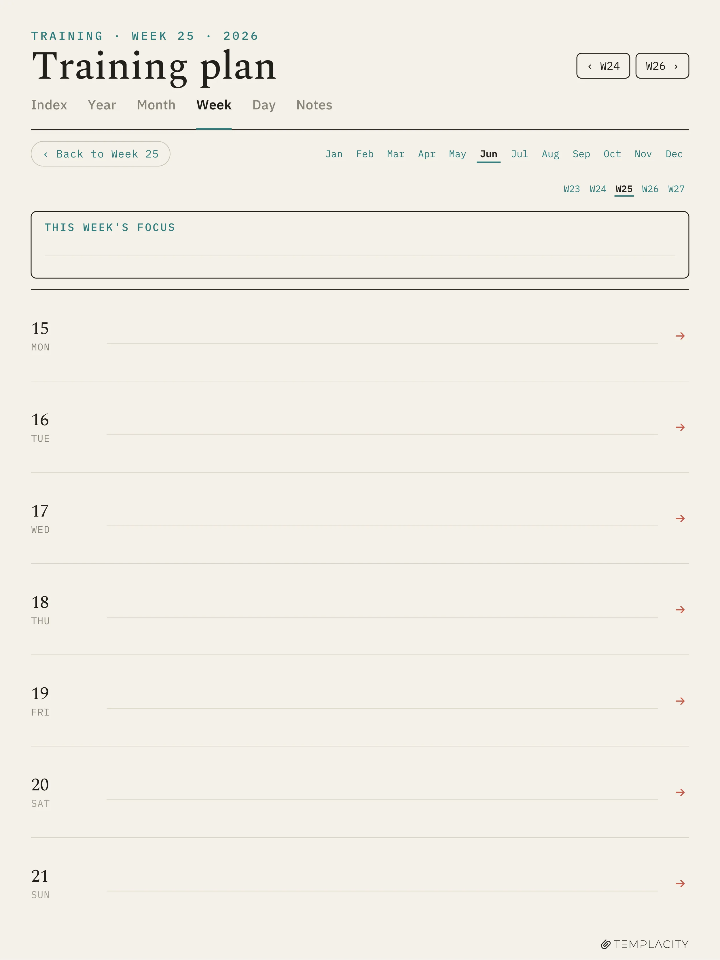 The Planner · Workout Boox Note Air5 C page 2
