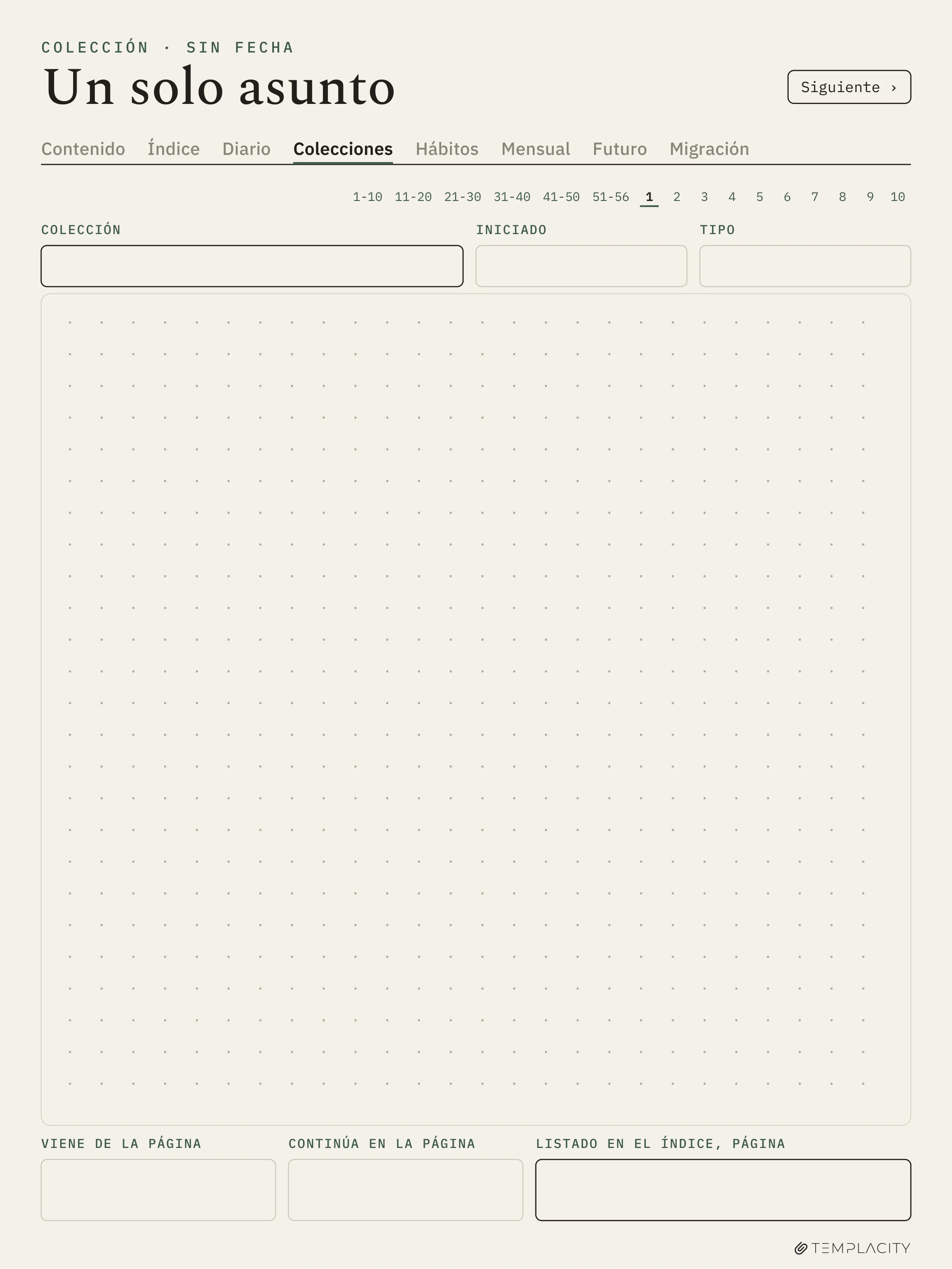 The Planner · Logbook System reMarkable Paper Pro página 7