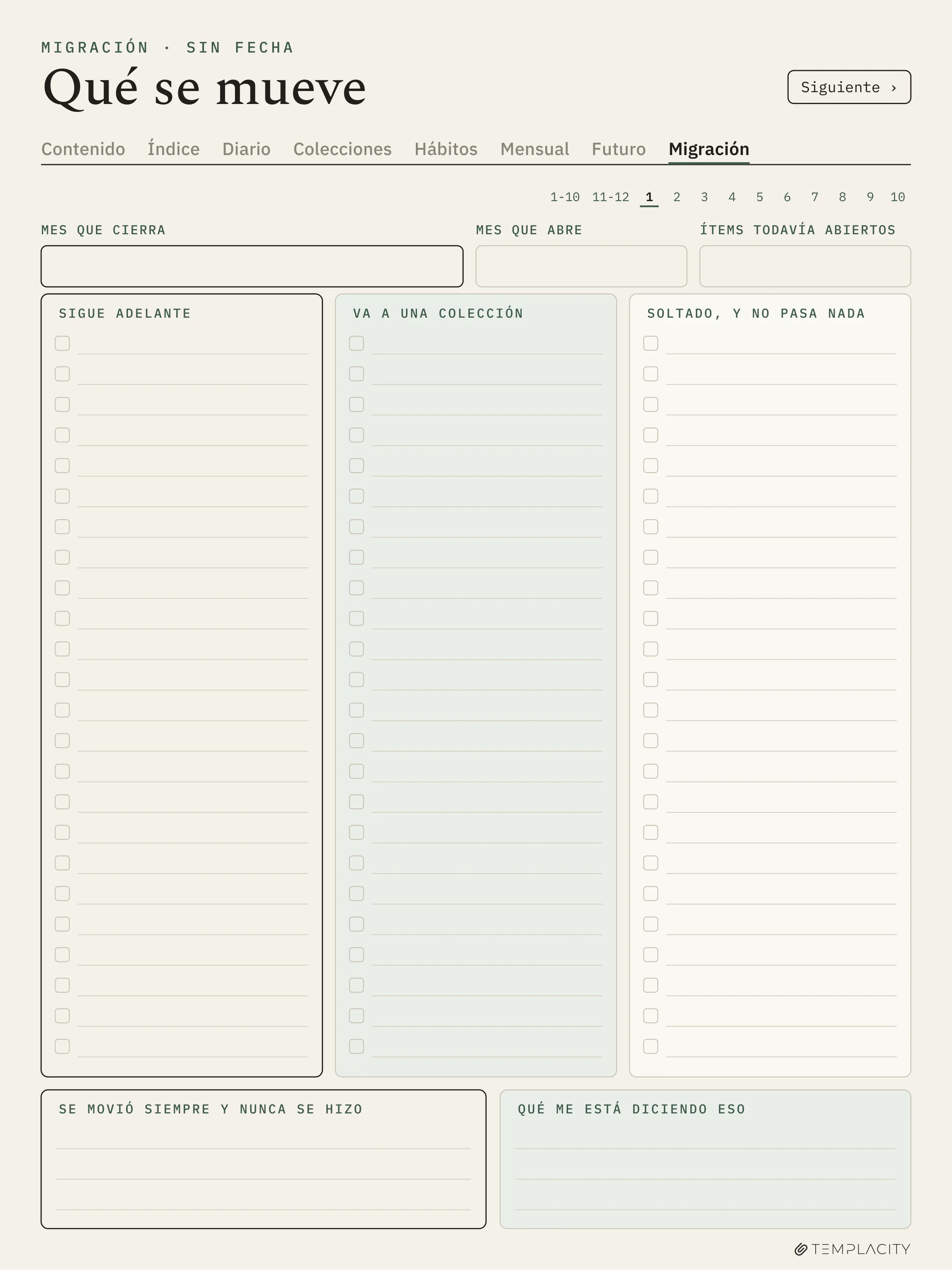 The Planner · Logbook System reMarkable Paper Pro página 8
