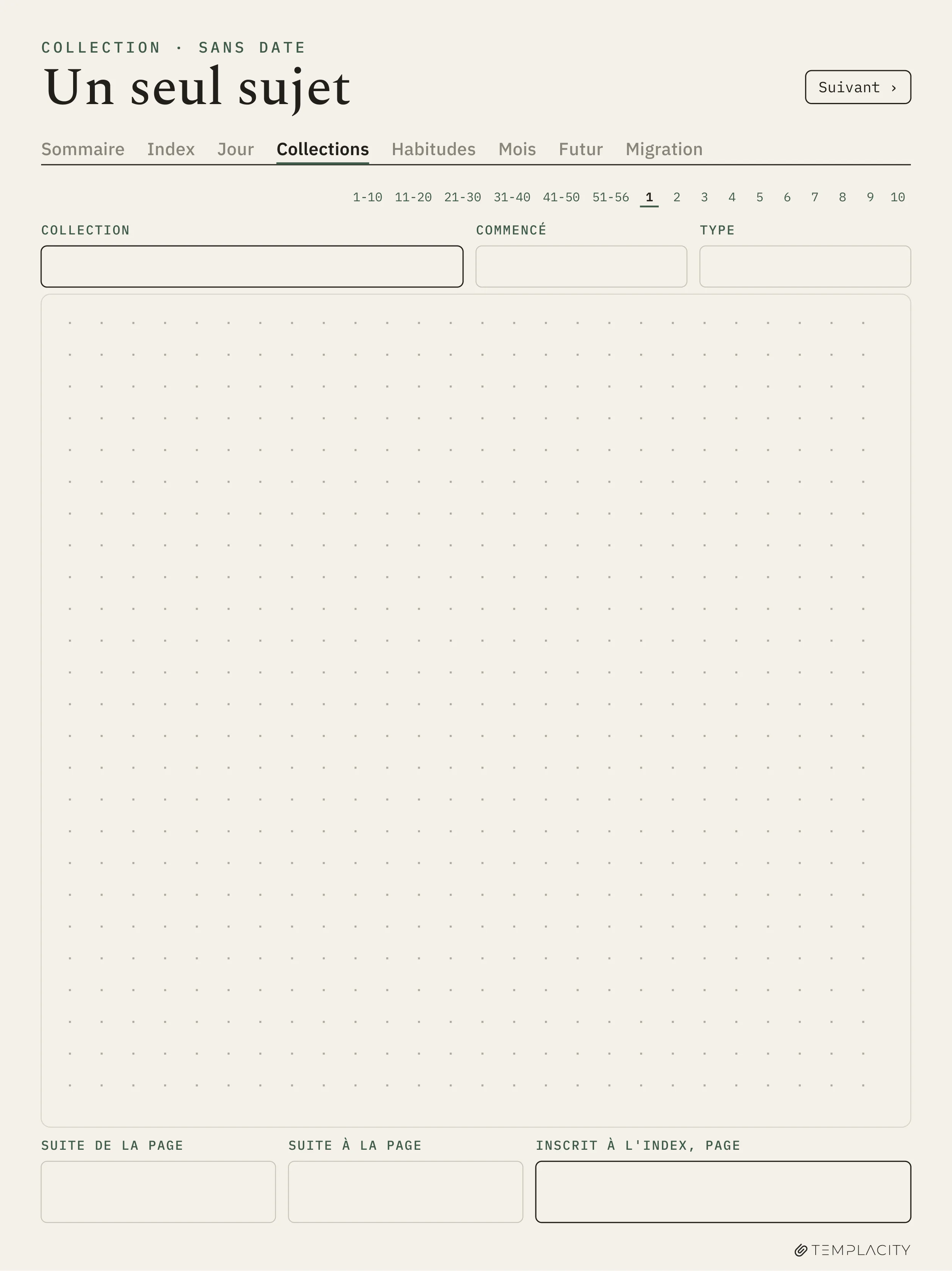 The Planner · Logbook System reMarkable Paper Pro page 7