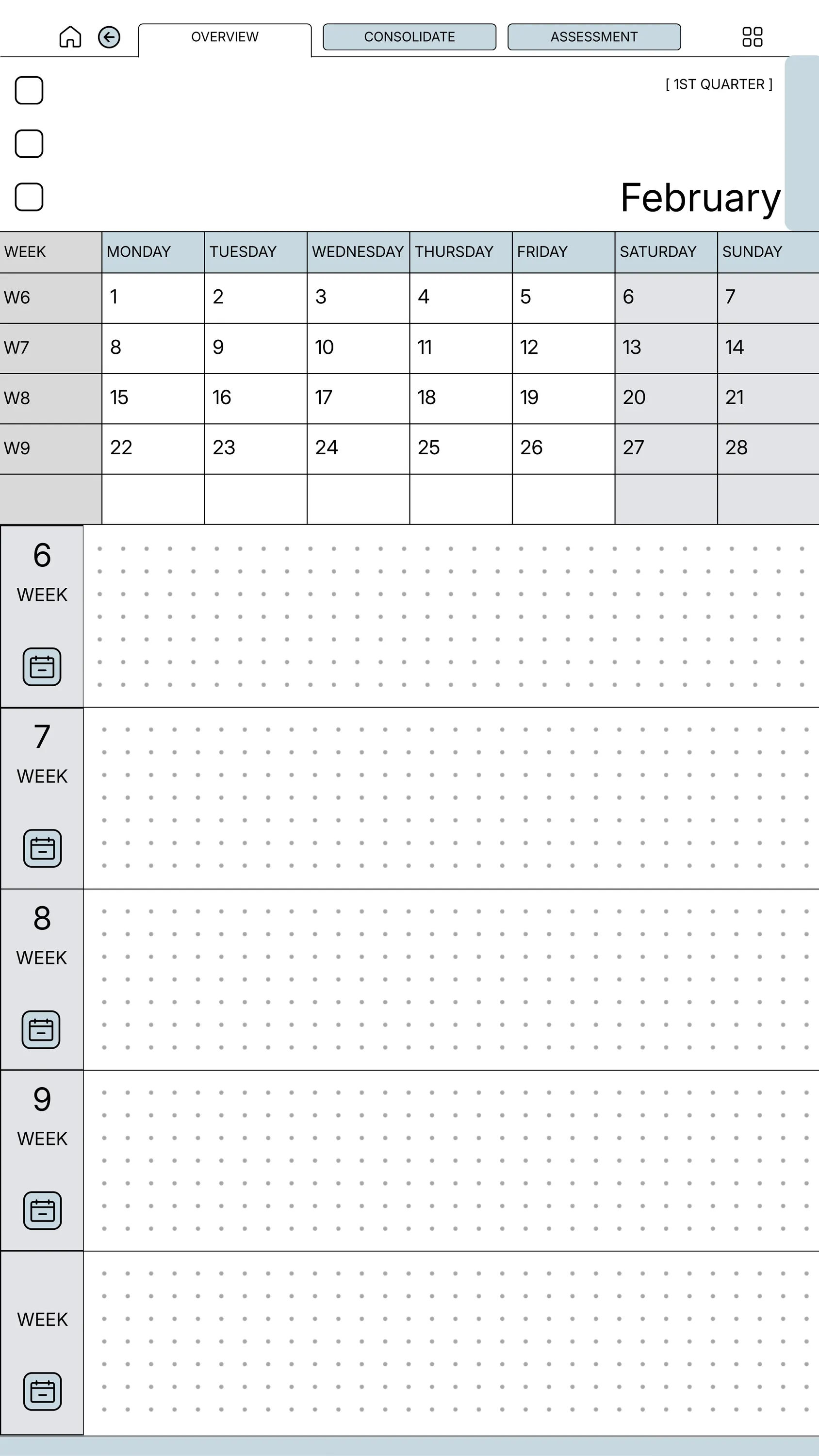 Daily Planner reMarkable Paper Pro Move — page 3