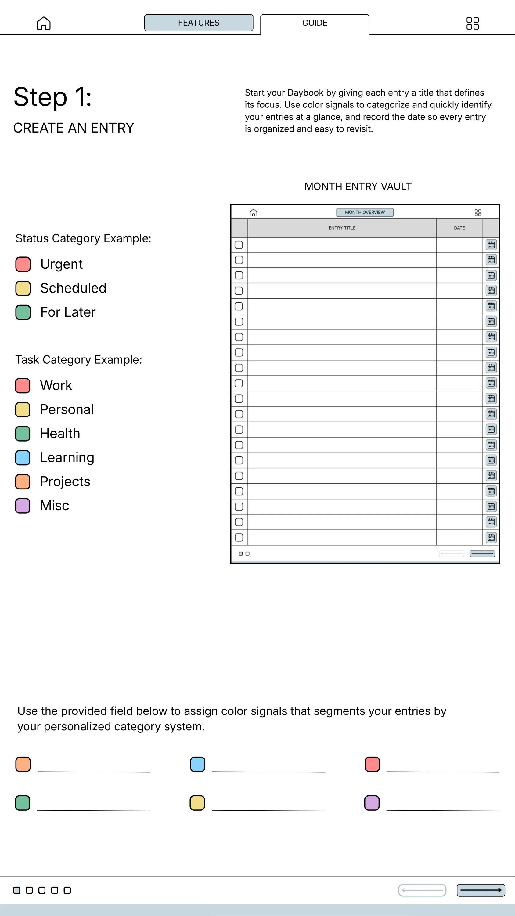 Daybook reMarkable Paper Pro Move — page 3