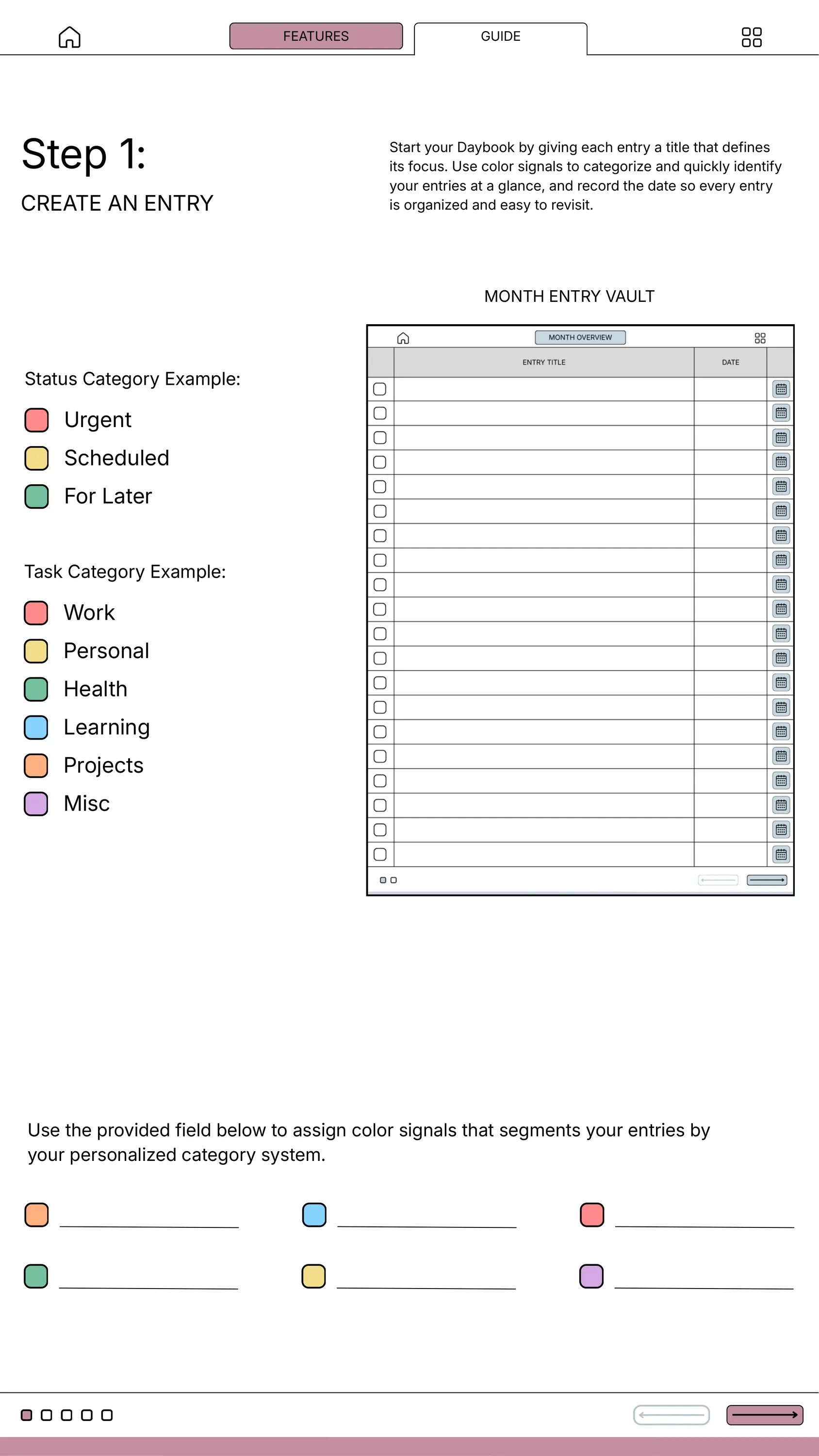 Daybook reMarkable Paper Pro Move — page 3