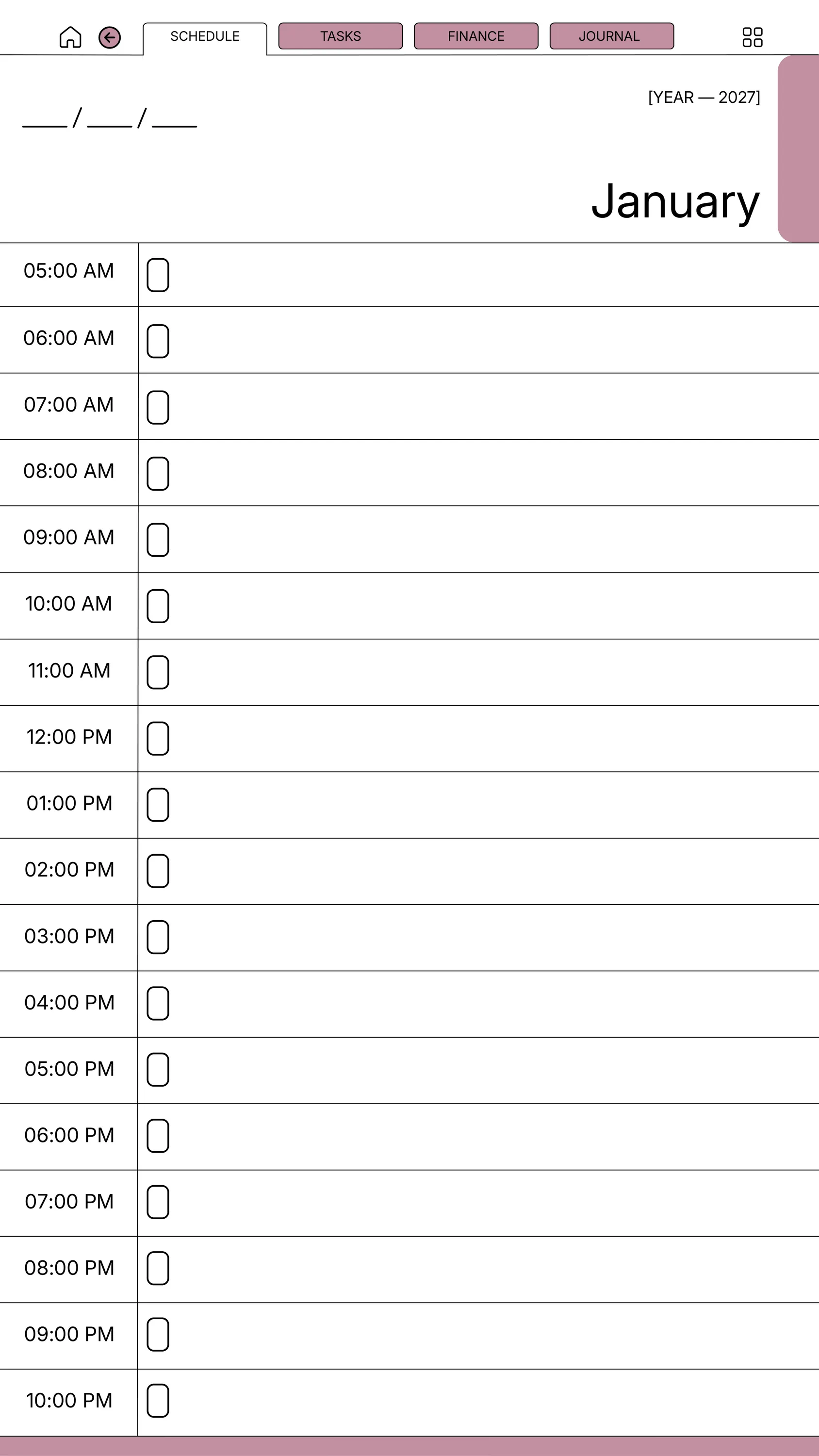 Daybook reMarkable Paper Pro Move — page 5