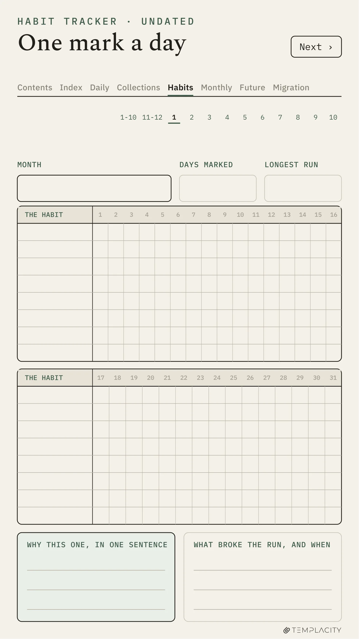 The Planner · Logbook System reMarkable Paper Pro Move page 9
