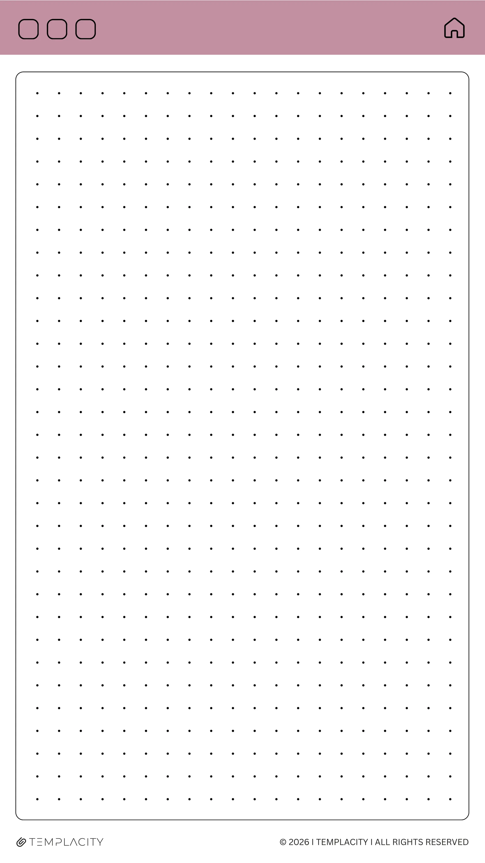 Dotted Notes — reMarkable Paper Pro Move