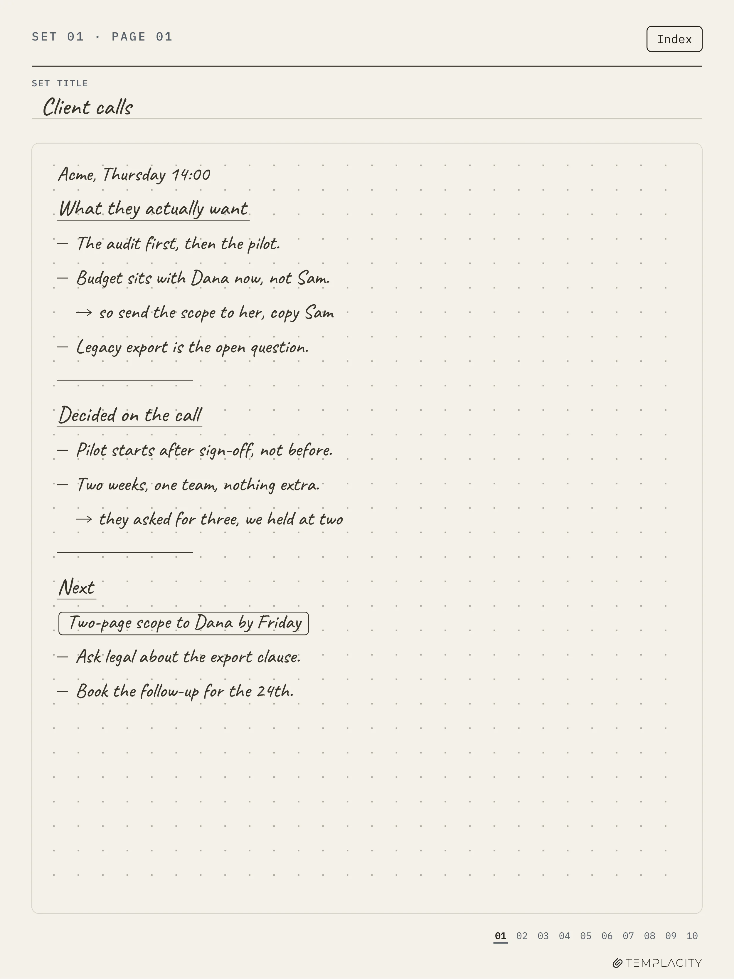 The Planner on the reMarkable Paper Pro