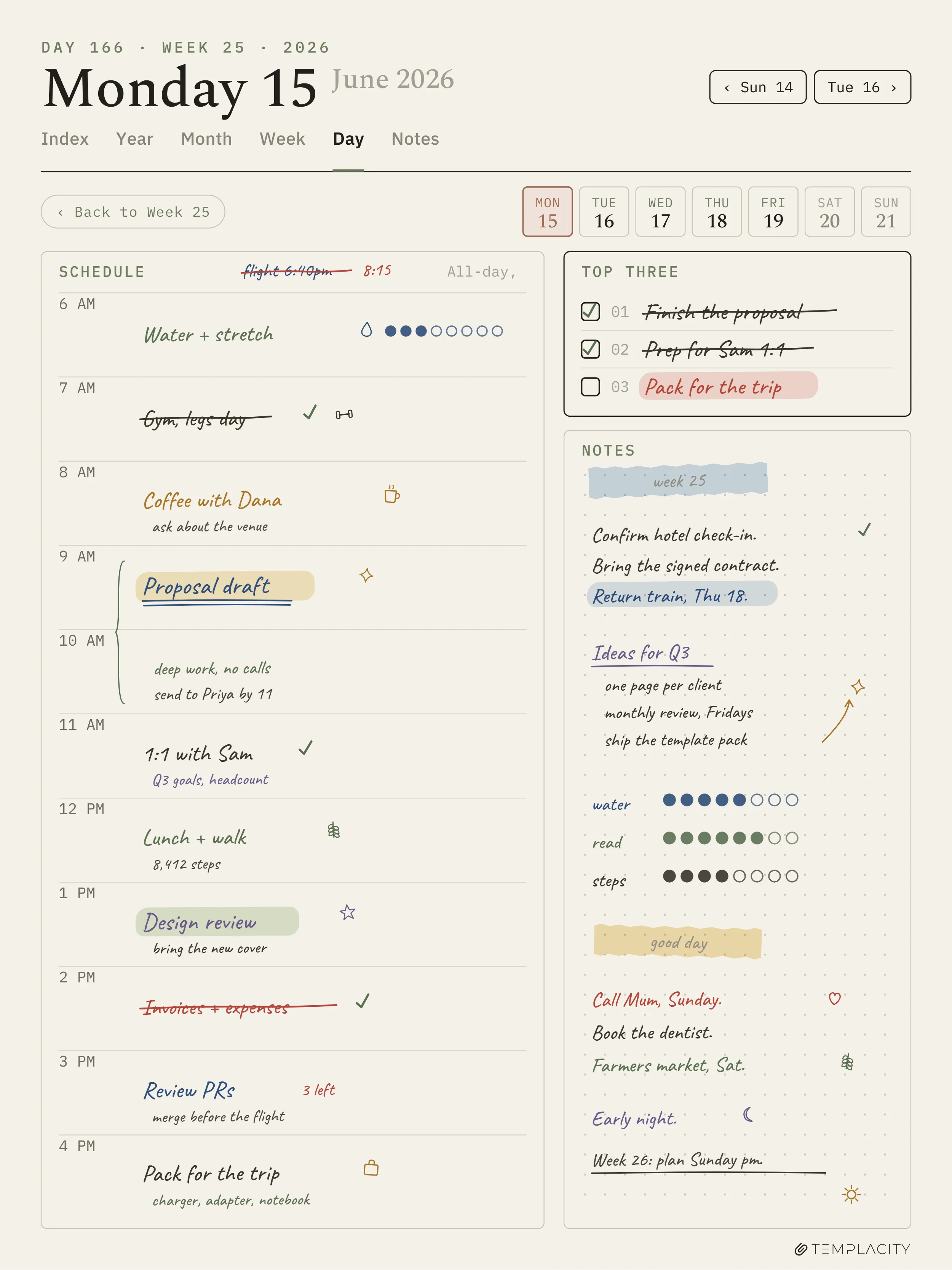 The Planner on the Supernote Manta