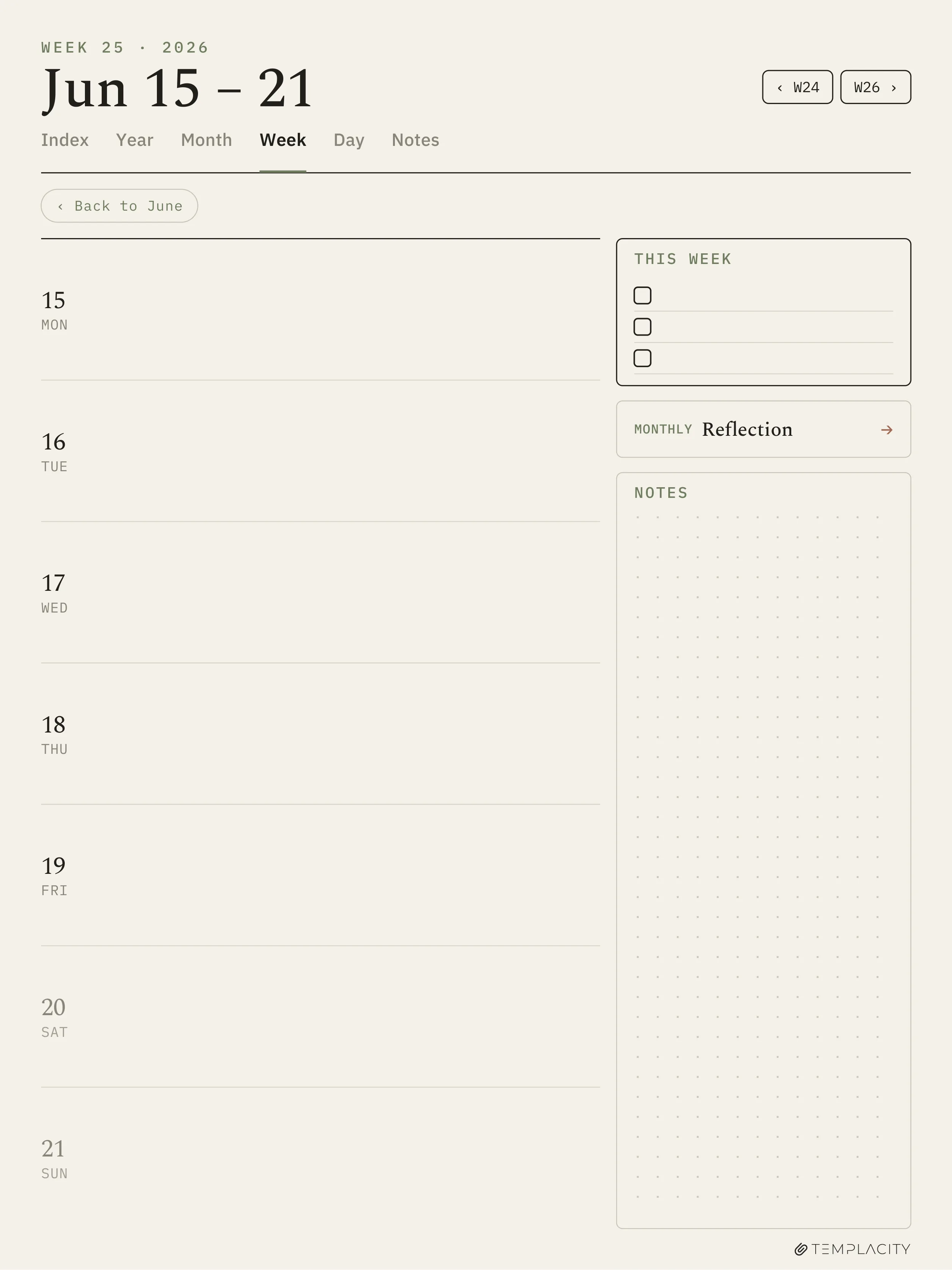 The Planner for Supernote Supernote Manta page 2