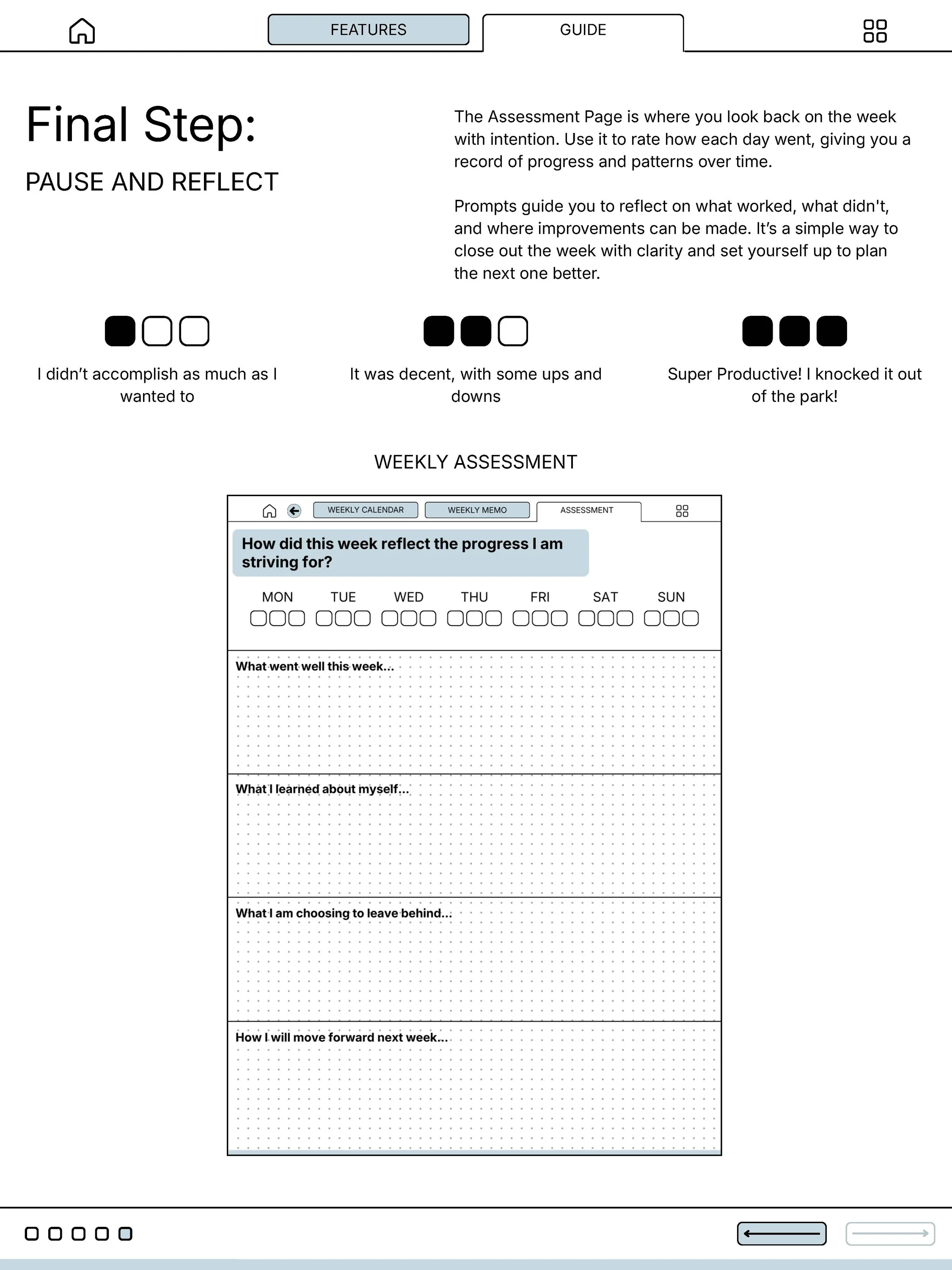 reMarkable Paper Pure Weekly Planner — page 2