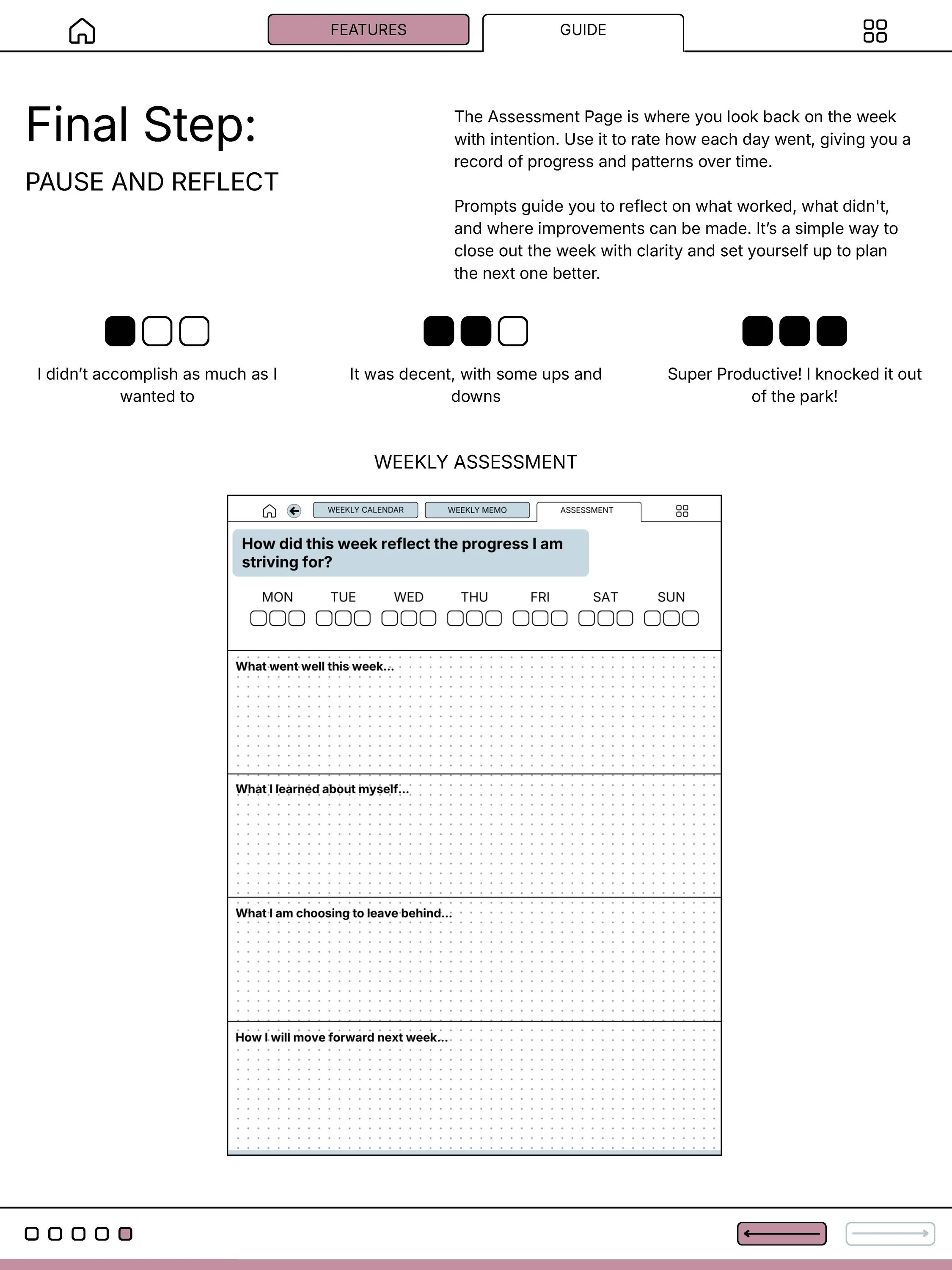 Weekly Planner reMarkable Paper Pro — page 2