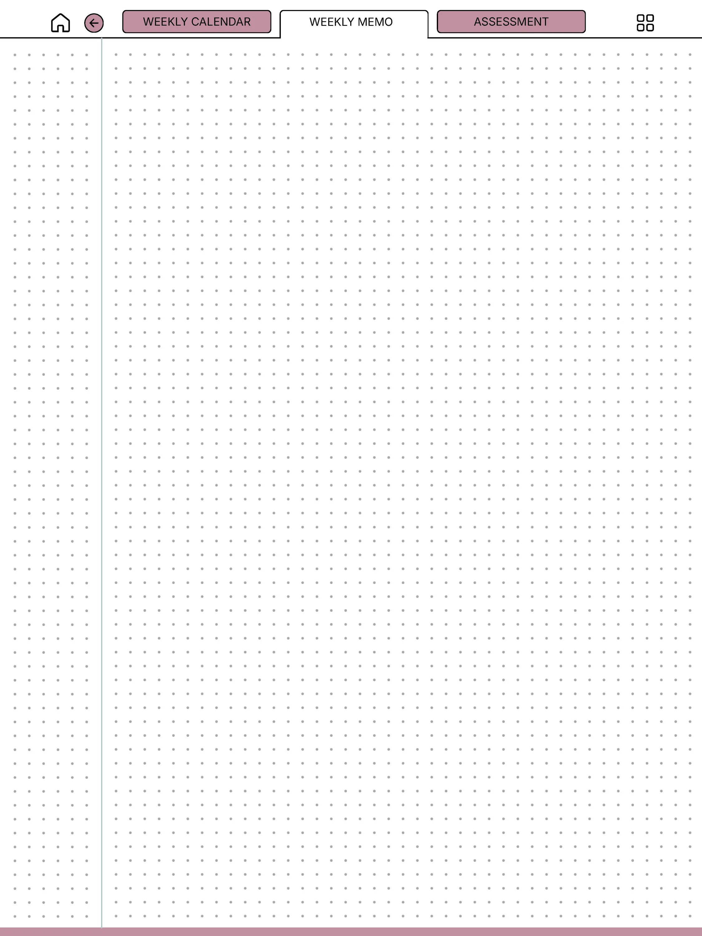 Weekly Planner reMarkable Paper Pro — page 4