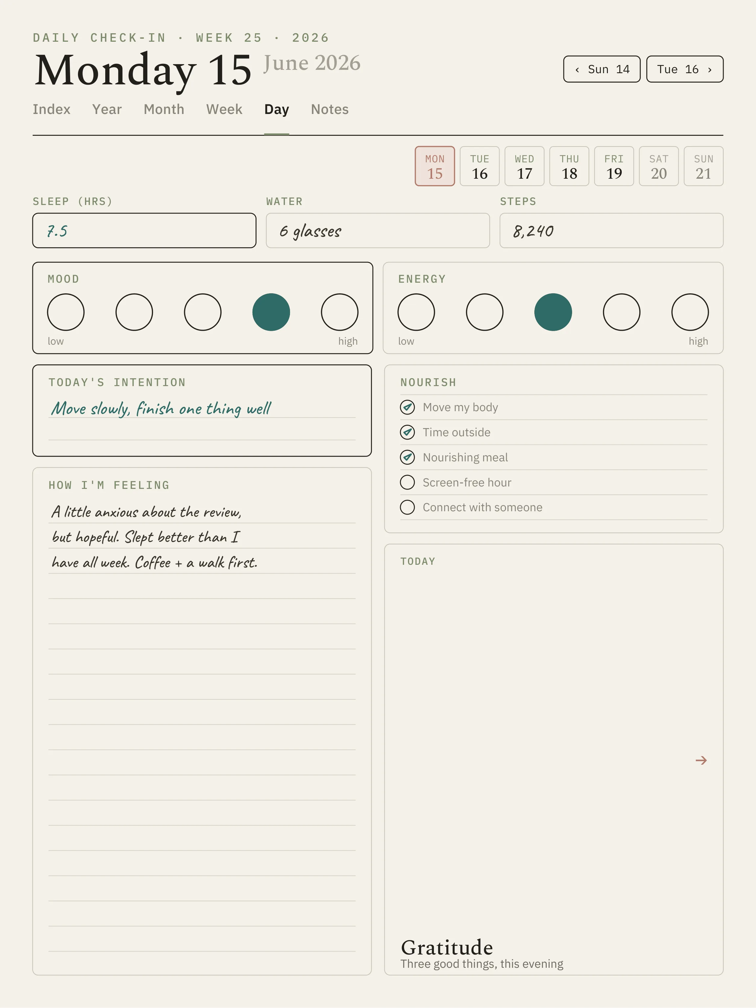 The Planner on the Boox Note Air5 C