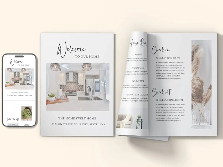 welcome book for vacation rentals