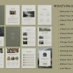 vacation rental guest book what's included