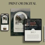 vacation rental guest book Print or digital