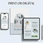 digital guest book airbnb Print or digital