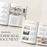Airbnb House Manual Template Format US letterhead and A4 Document