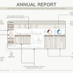 Airbnb Google Sheets template Annual Report Dashboard