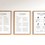 signs for airbnb guests