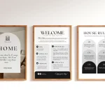 airbnb signs for guests