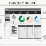 airbnb spreadsheet for hosts Monthly Report