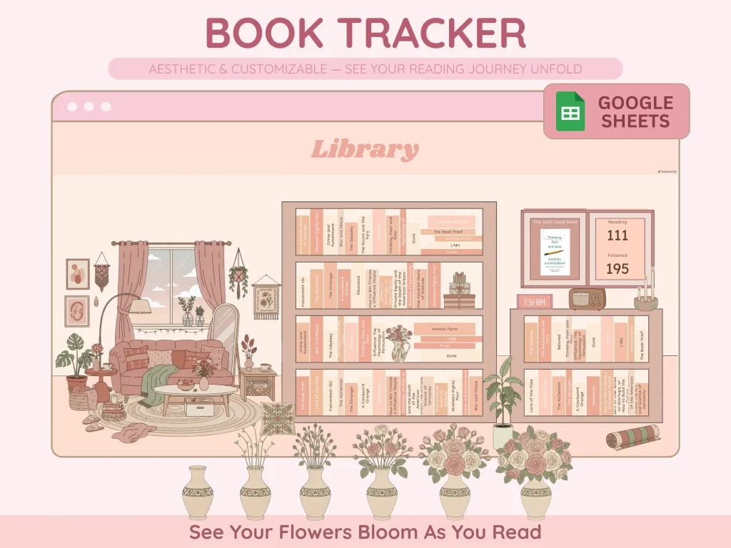Reading Tracker — Aesthetic