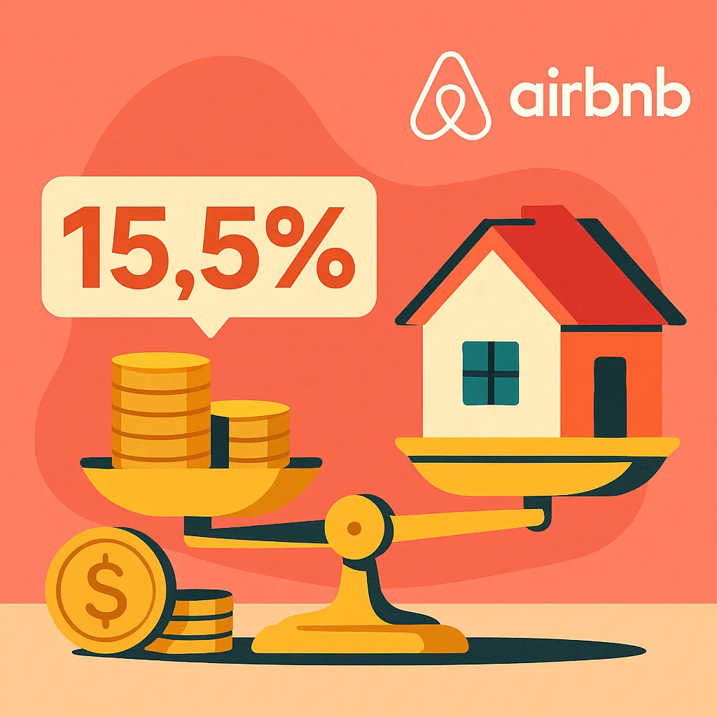 Airbnb 15.5% Host Fee