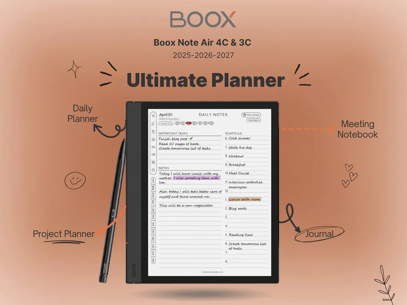 Boox Templates