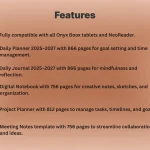 Boox Templates Features