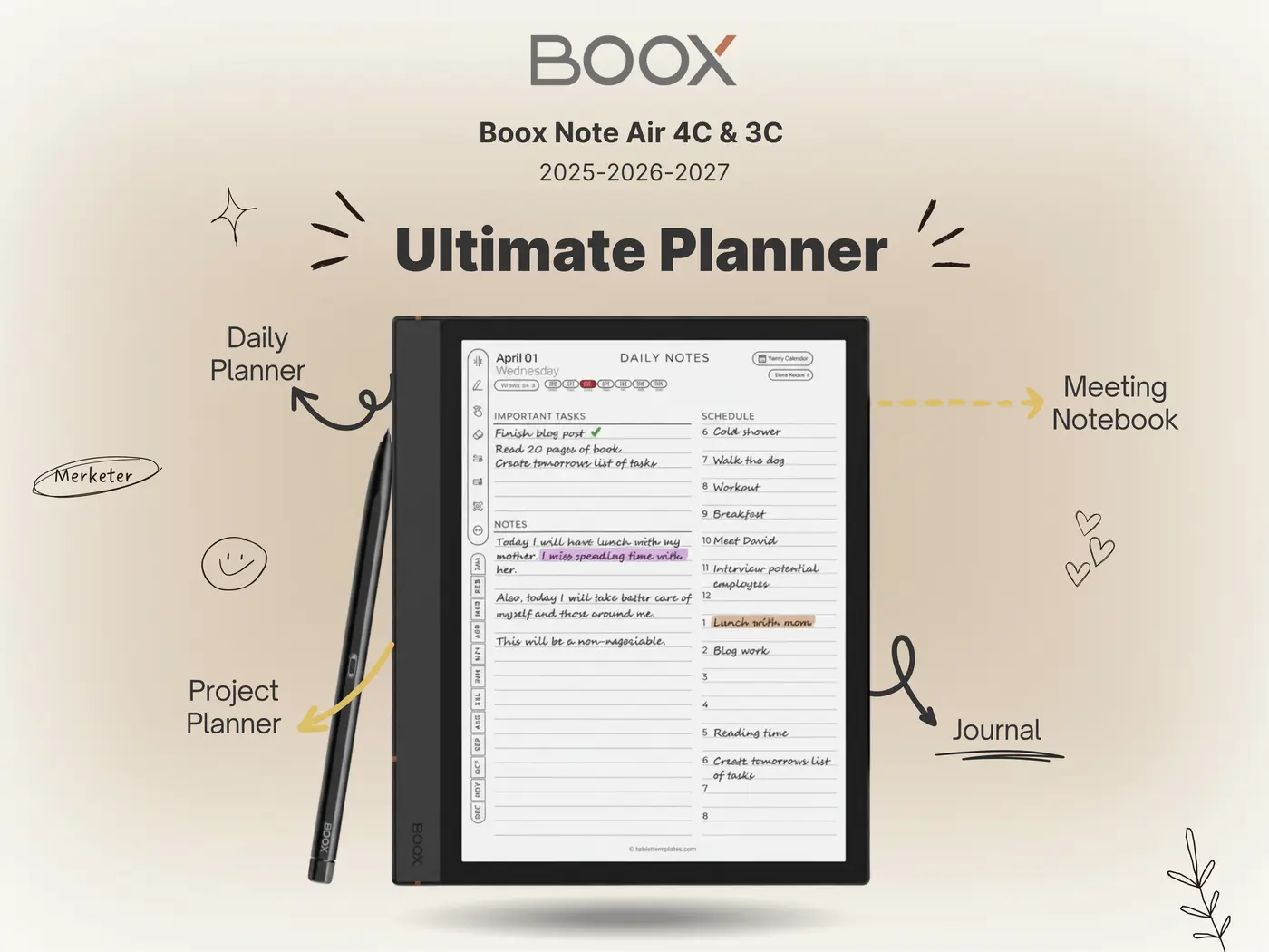Boox Templates