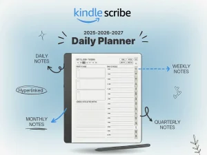 Kindle Scribe Daily Planner