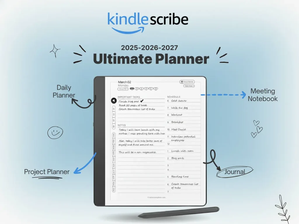 Kindle Scribe Templates