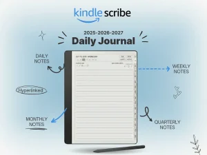 kindle scribe Daily Journal