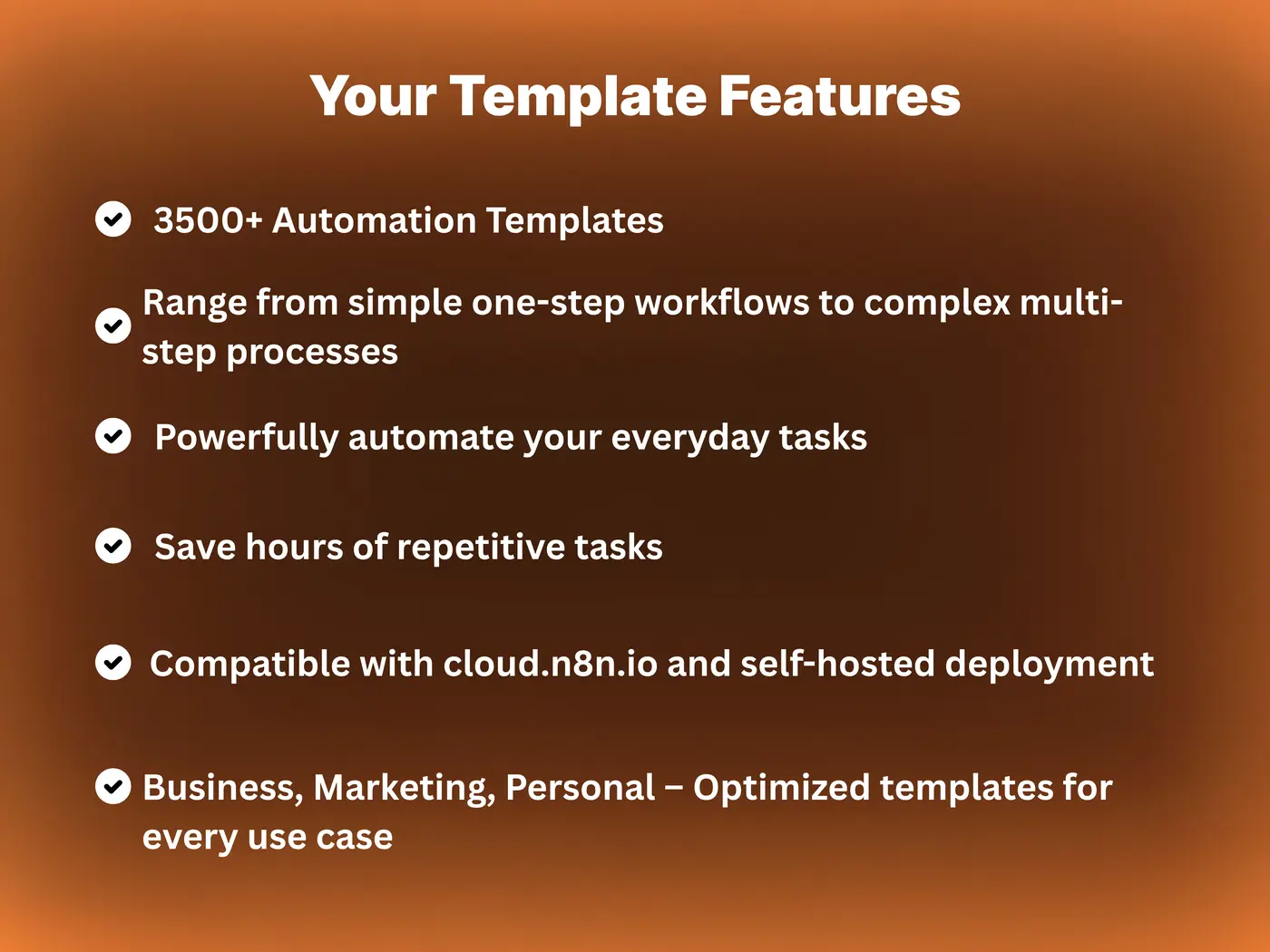 n8n Workflows Templates Features