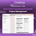 onenote template for project management