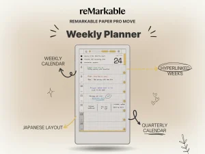 reMarkable Weekly Planner