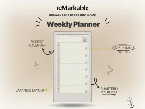 reMarkable Weekly Planner