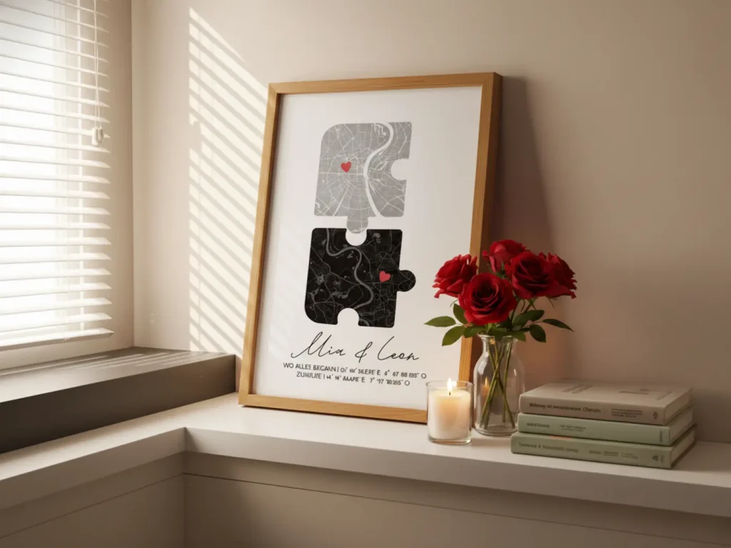 Couple Map Gift