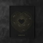 Star Map Present Poster