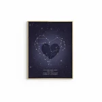 star sky map gift poster