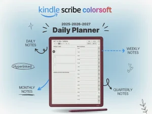 Kindle Scribe Colorsoft Daily Planner