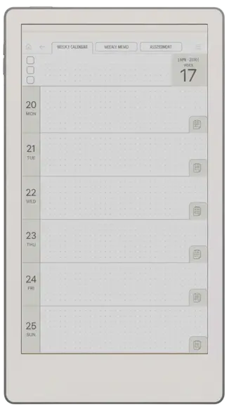 Remarkable Weekly Planner