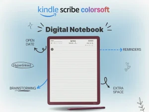 kindle scribe colorsoft Digital notebook
