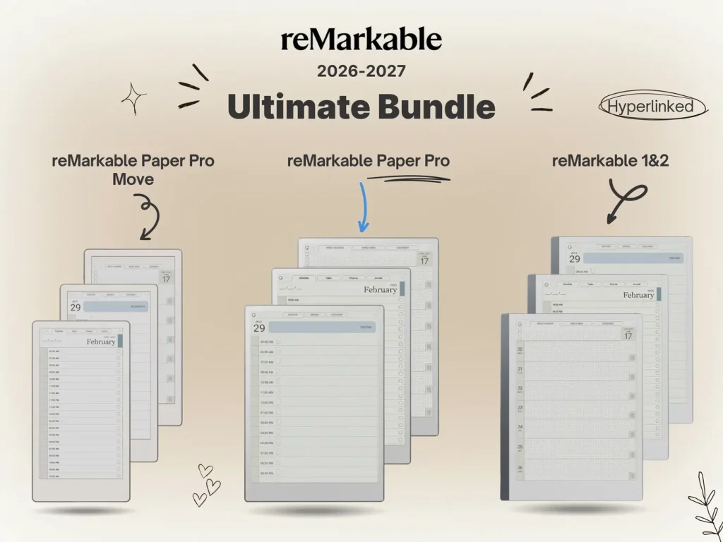reMarkable Template Bundle