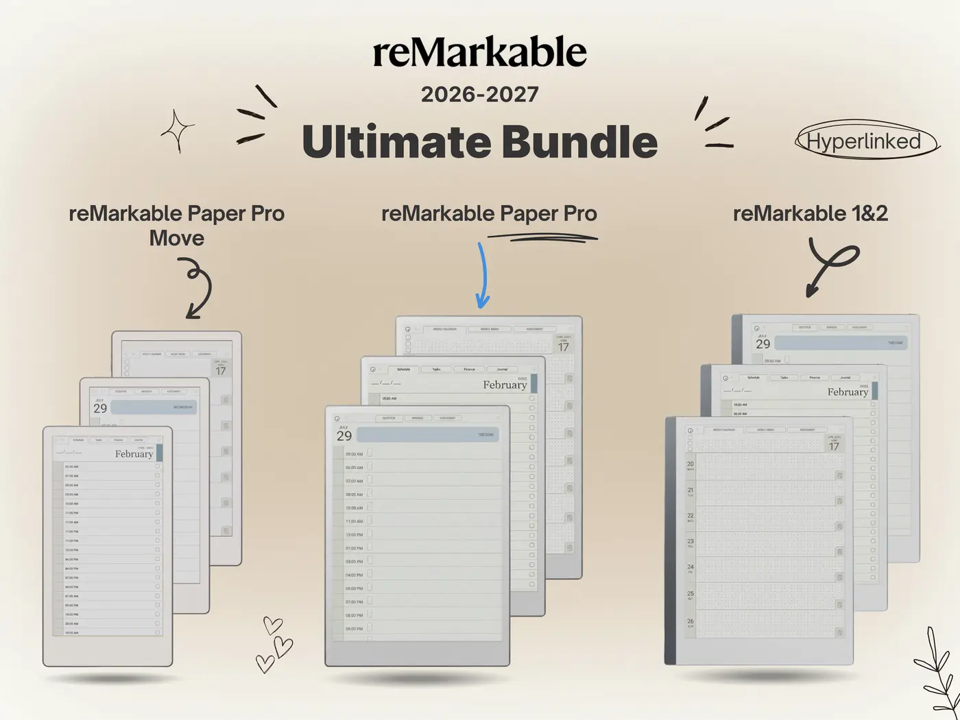 reMarkable Template Bundle